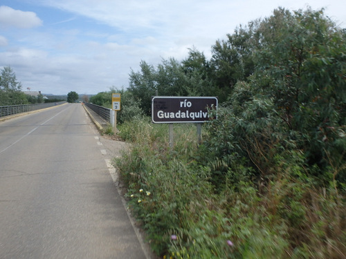 We need to cross the Rio Guadalquivir again.